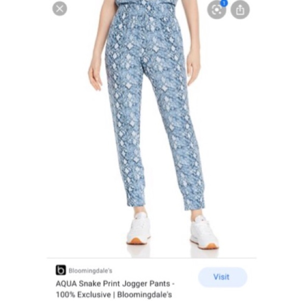 AQUA snake print joggers (SIZE L)